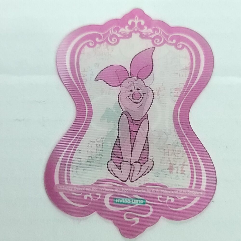 Piglet 2023 Card Fun Disney 100 3D Lenticular Wonderful Good Time HY100 UR09